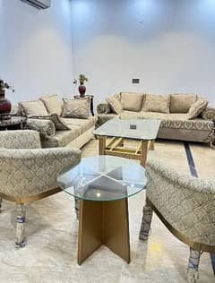 5 seater chinoti sofa set with complete drawing room 0