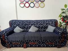 A beautiful three piece sofa set and Deewan for sale. . .