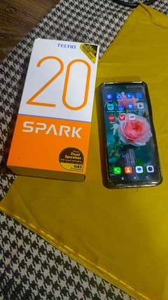 Tecno spark 20 16gb 256gb full box 8 months warranty