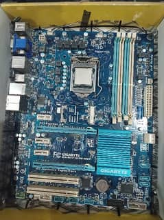 i5 2400 with h77 gigabyte board and 12Gb Ram