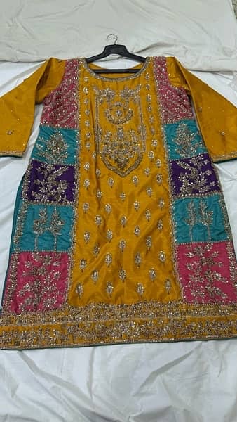 Bridal Mehndi Dress - - Lush Condition - - Cheap Price 6