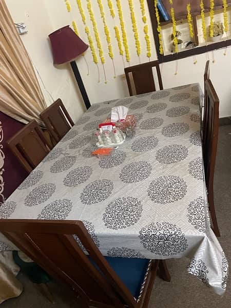 6-Seater Dining Table Set - Almost New Condition! 4