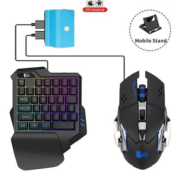 GAMING WIRELESS BLUETOOTH 5 IN 1 COMBO KEYBOARD AND MOUSE - Gaming Kit 1