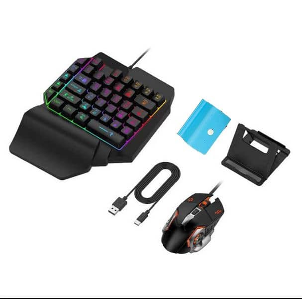 GAMING WIRELESS BLUETOOTH 5 IN 1 COMBO KEYBOARD AND MOUSE - Gaming Kit 2