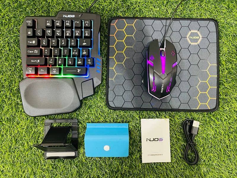 GAMING WIRELESS BLUETOOTH 5 IN 1 COMBO KEYBOARD AND MOUSE - Gaming Kit 3