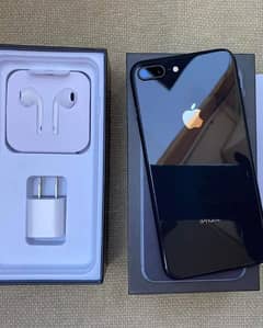 iPhone 8 plus 256 GB with full box WhatsApp number 03417057463 0