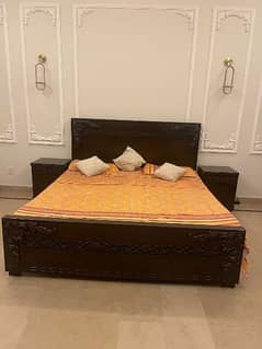 New Wooden Bed in very good condition.