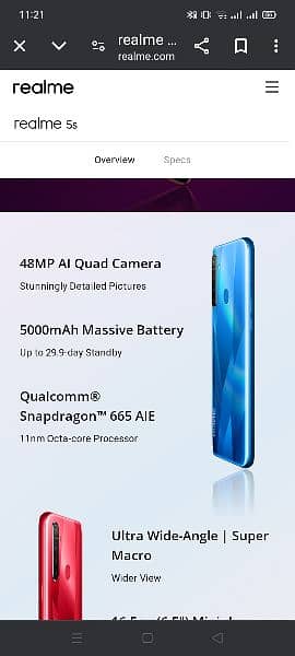 realme 5s mobile ha genyen condition me ha 1