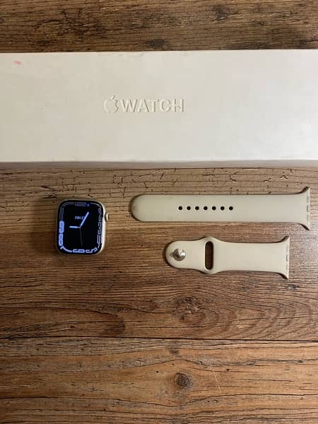 Apple Watch Series 7 45MM Starlight Colour![95% Battery Health] 0