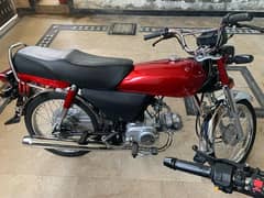 HONDA CD 70 2024 model islamabad register doc all clear