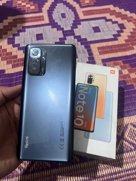 redmi note 10 pro 6/128GB full box only fingerprint not working 1