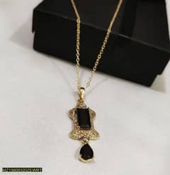 1 Carat Gold Aqeeq Pendent