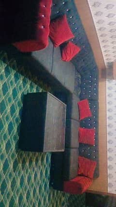 Corner Sofa For sale Just Cover needs to be changed baki blkl set hai