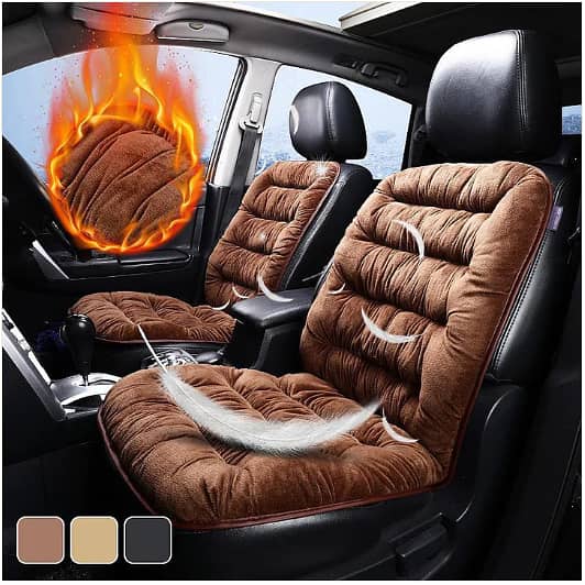 Universal Car Front Seat Cover Plush Cushion Pad Comfortable Protecti 0