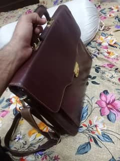 leather briefcase