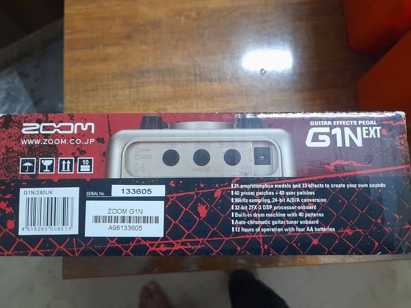 Zoom G1N Guitar Multi Effects Pedal 8