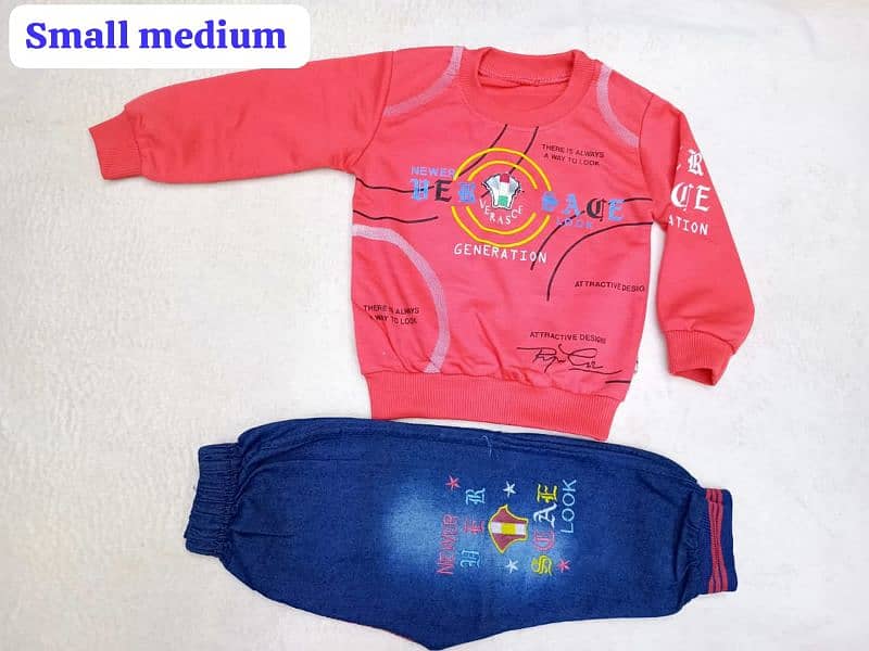 Kid's suits full sleeves+Trusar / Fabric franch tarry 1