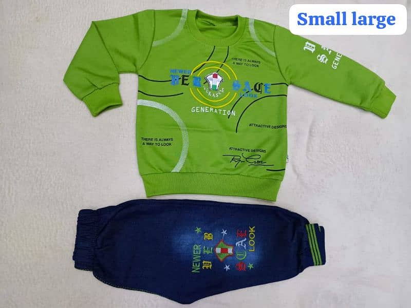 Kid's suits full sleeves+Trusar / Fabric franch tarry 2