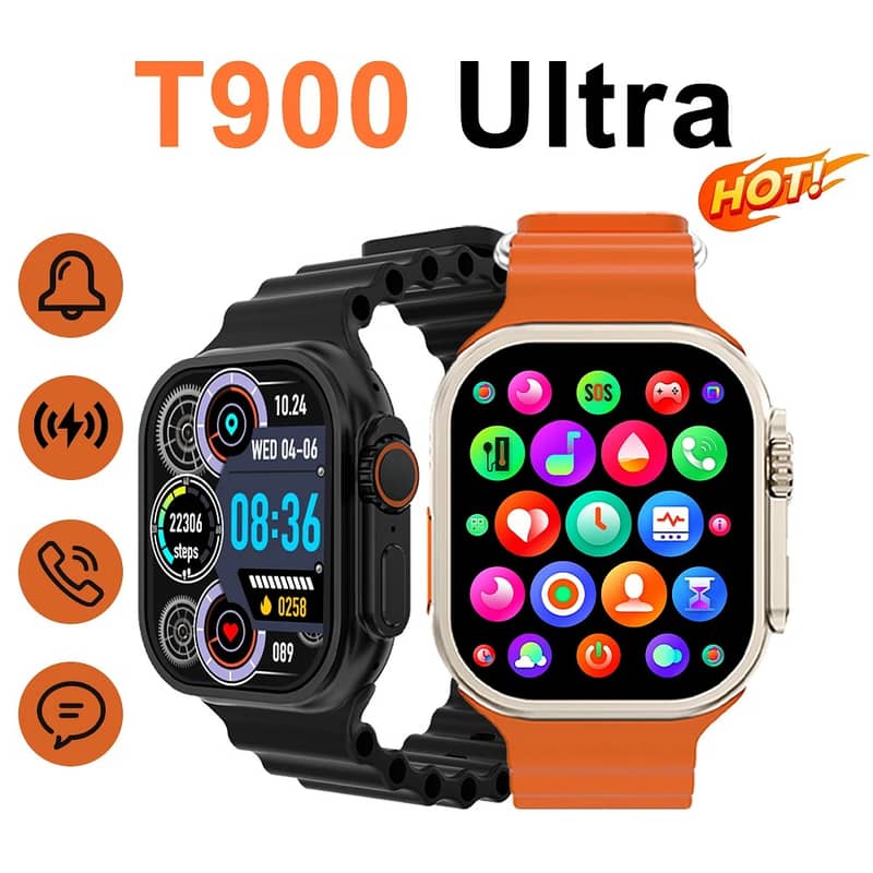 T900 Ultra Smart Watch Big 2.09 (random Color) 0