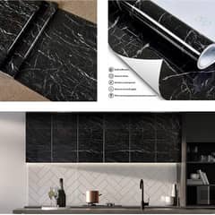 Marble Texture Design PVC Waterproof Self adhesive Wallpaper Sticker