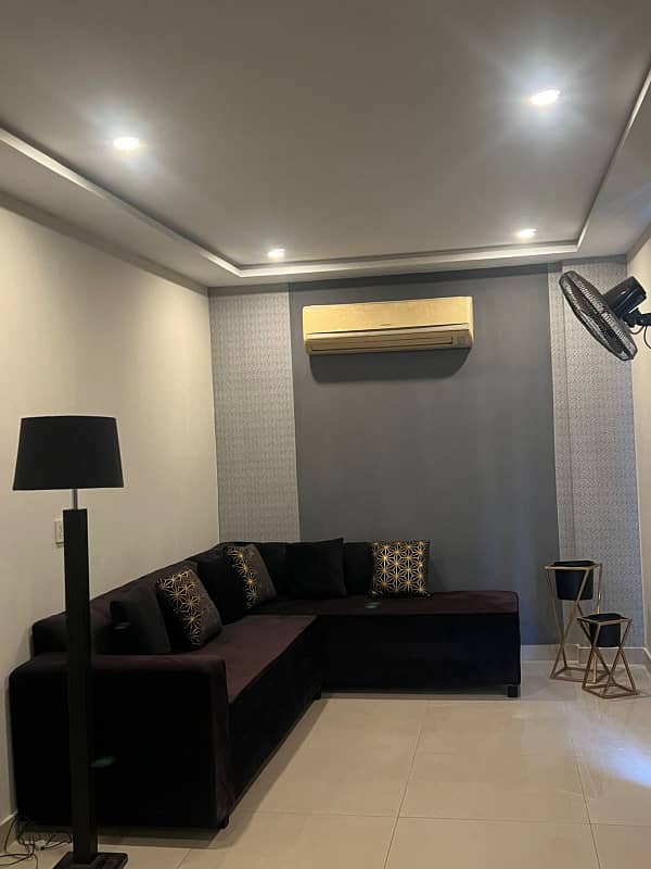 1 Bed Furnished Studio Apartment Available For Rent In Quaid Block Bahria Town Lahore 1