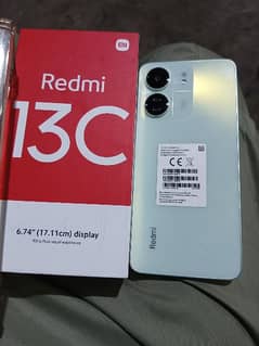 Redmi 13c 6+128gb with box charger