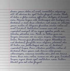 Beautiful Handwriting Assignment Work