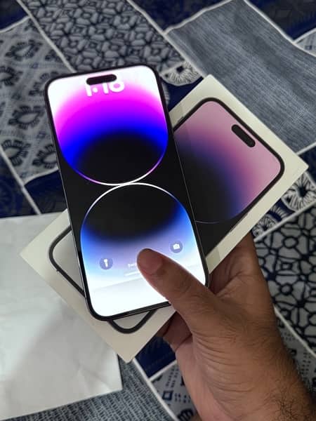 Iphone 14 pro max deep purple 128gb LLA 2