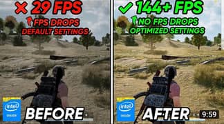 pc optimization for gaming and for fast response pc