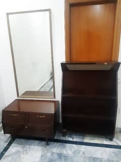 2 Big Wood Mirrors Frames & Dressing For sale Brown Colour