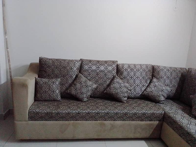 7 seater L shape sofa 2