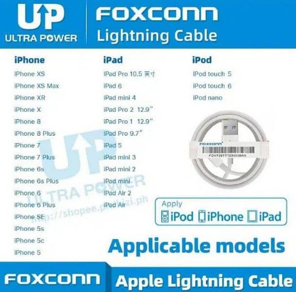 Foxconn Lighting cable for Apple iphone 3