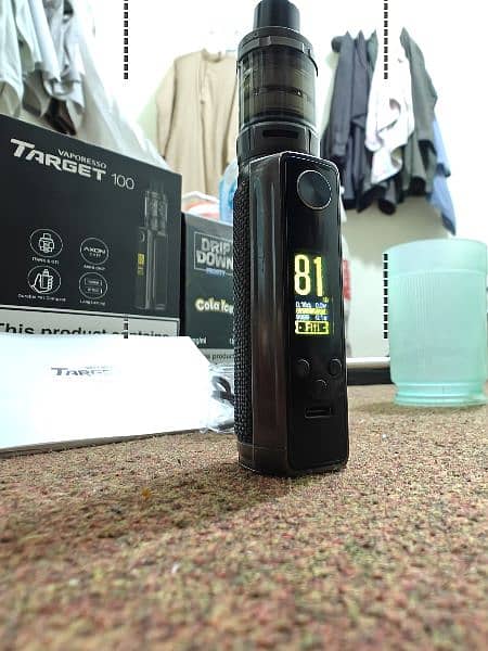 vaporesso target 100 watt + flavor+ accessories 0