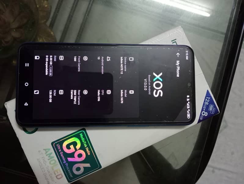 Infinix note 12 g96 complete box 5