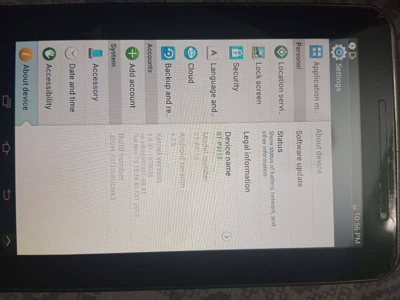 Samsung tab used 1