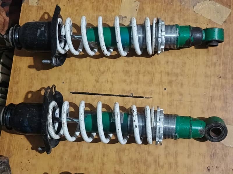 Pair Rear Tein TwoWay CoilOvers for Corolla ,Japan,Perfect Condi 18