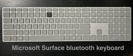 Microsoft Surface keyboard Bluetooth wireless slim