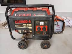 Loncin lc3500d-a petrol & gas generator. Very good condition