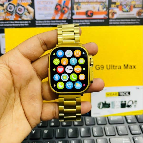 C9 Ultra Max Gold Edition Color, 2.1 Inch Screen WITH Hryfine APP 1