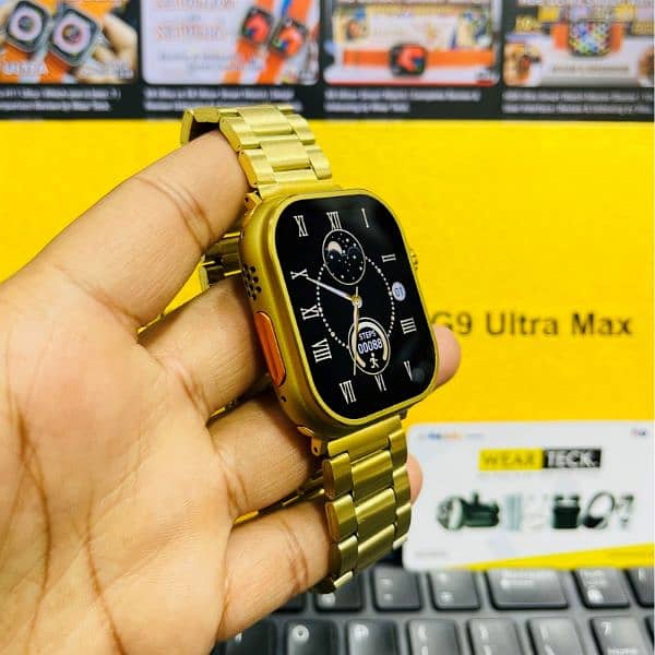 C9 Ultra Max Gold Edition Color, 2.1 Inch Screen WITH Hryfine APP 2