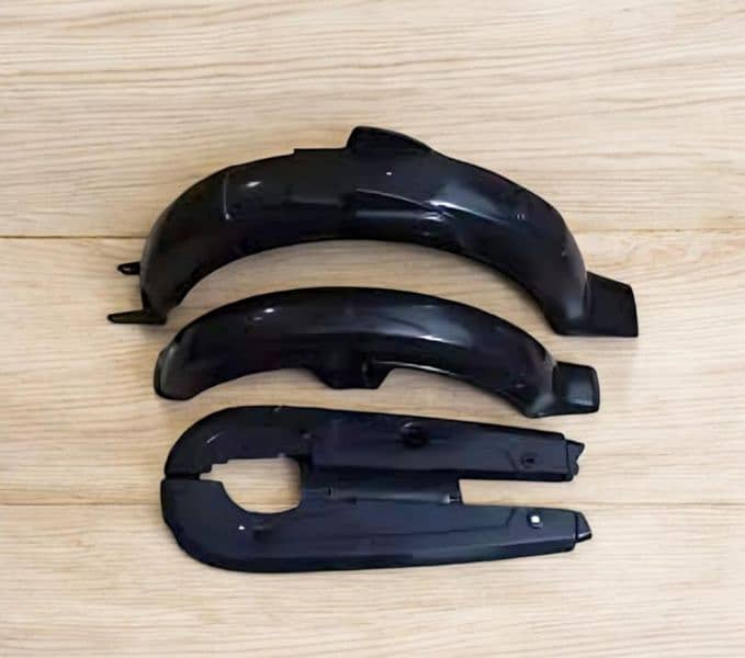 plastic mudguard set and chain cover 70cc motorcycle 0