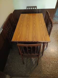 Dining Table with 6 chairs