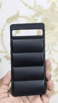 Puffer case for Google pixel 6a in black