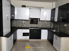 three bed dd 1st floor tiled flooring portion for rent in johar