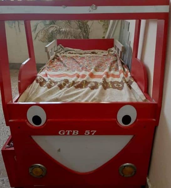 Bunker Bed for kids - Double Bed - Wardrobe - Car Theme 2