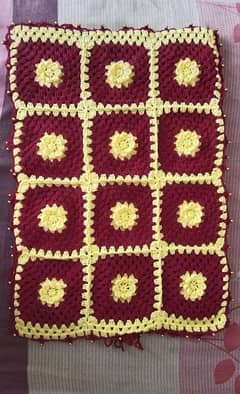 Crochet pillow cover