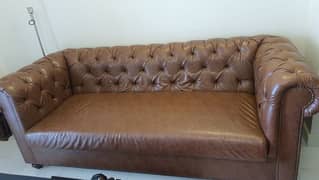 leather chester sofa