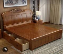 seesham Solid wood Bed set (1 ki jga 10 bndo ko chk krwain) call me