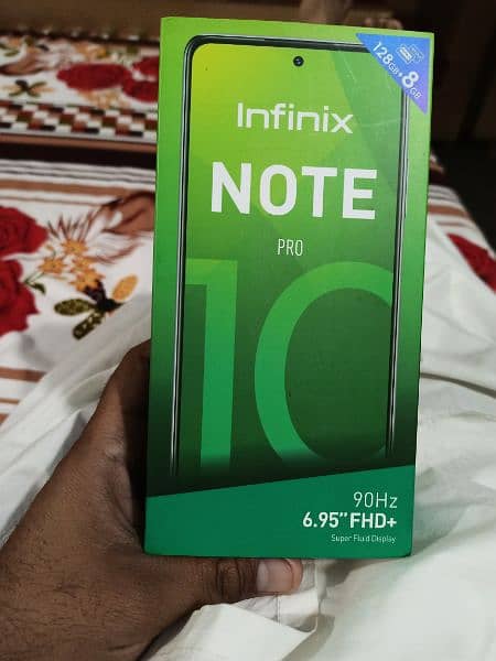 Infinix note 10 pro 8/128 gb 64mp camera 6000mah bettery 5