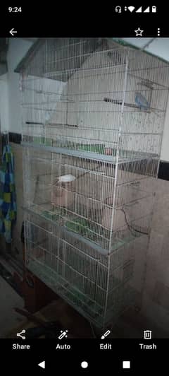 Urgent sale 3 floor  iron cage (heavy)